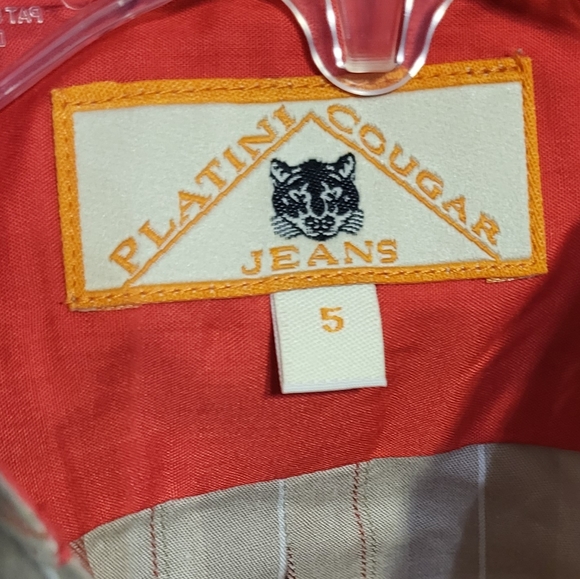 Platini Cougar NWT Boys Red Plaid Short Sleeve Button Up Shirt Size 5 - Picture 3 of 6